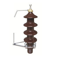 Buje de aislamiento de transformador de alta potencia, piezas de Metal para accesorios de transformador, 36KV
