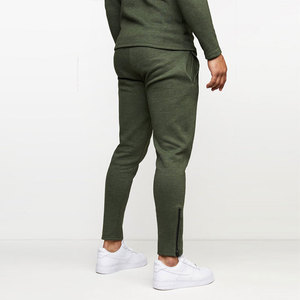 Survêtements personnalisés avec logo, poches en tissu technique, jogging d'hiver, vêtements de sport contrastés, ensembles zippés, 100% coton, streetwear pour hommes - Product Image 2
