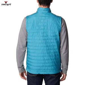 Chaleco Acolchado Reversible Ligero con Servicio OEM Personalizado, Chaleco de Invierno Cálido, Impermeable, de Secado Rápido, Transpirable, con Cuello en V - Product Image 2