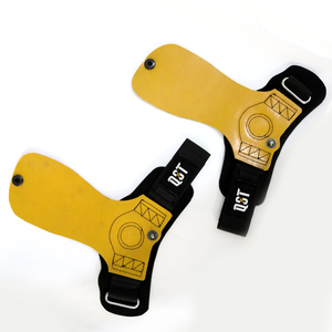 Guantes de Piel Profesionales QST para Levantamiento de Pesas con Palma Antideslizante, Soporte Ajustable para Muñeca y Cierre de Velcro - Opción de Logotipo Personalizado - Product Image 2