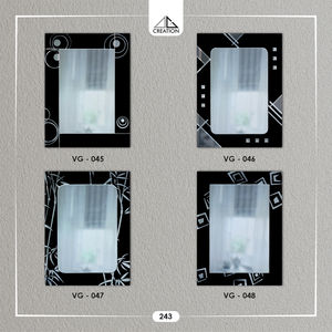 Miroir de salle de bain design à rainure en V avec réflexion claire pour les espaces intérieurs modernes en provenance d'Inde - Product Image 6