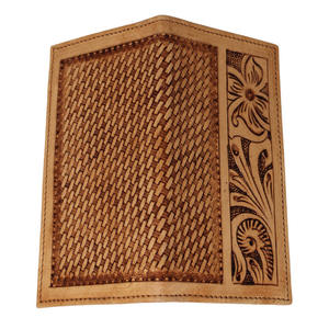 Bolso Ejecutivo Boho Hecho a Mano, Cuero Genuino, Diseño Largo con Cremallera, Estampados de Animales, Duradero, para Viajes de Invierno, Uso Diario, Hecho en India - Product Image 4