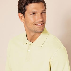 Polo de piqué de algodón de corte regular para hombre, diseño personalizado, estampado de letras lavadas, polos de talla grande para hombre - Product Image 2