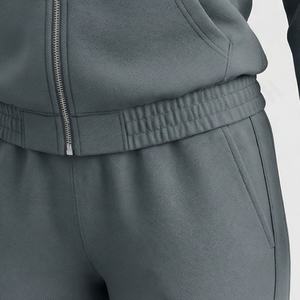 Conjunto de Chándal con Logotipo Personalizado, Sudadera de Cuello Redondo, Conjunto Deportivo de Dos Piezas para Mujer, Ropa Deportiva, Estilo Deportivo - Product Image 5