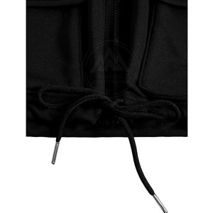 OEM Custom Made Femmes Crop Top Hoodies Quick Dry Capuche pour l'hiver avec logo avant Prix de gros - Product Image 3