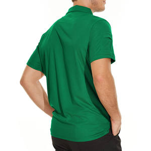 Polo en coton de haute qualité pour entreprise, 180 g/m², polo pour homme, logo brodé personnalisé, polos personnalisés - Product Image 3