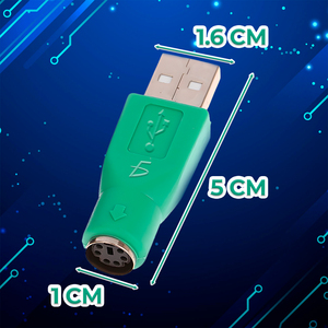 Nuovo Adattatore Convertitore USB 2.0 Tipo A Maschio a PS2 Femmina - Product Image 4