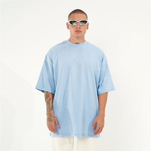 เสื้อยืดผู้ชายคุณภาพสูงขายส่ง รับทำโลโก้ เสื้อยืดเปล่าสำหรับผู้ชาย ผ้าฝ้าย 100% แขนสั้น เสื้อยืดยูนิเซ็กส์ - Product Image 1