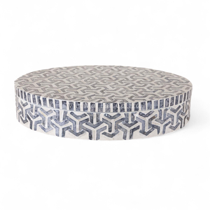 OEM ODM Vente en gros de boîtes modernes de luxe en nacre, incrustation de coquillages, design flexible et fonctionnel, fabricant de rangement décoratif - Product Image 3