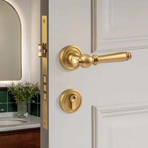 Poignée design noire de luxe pour portes, look élégant et élégant, idéale pour l'entrée principale, l'intérieur et les portes en bois de l'Inde - Product Image 4