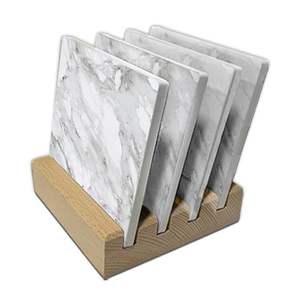 Highly Rated Natural Marble <b>Coaster</b> Wood <b>Holder</b> High Demand <b>Coaster</b> Handmade Marble <b>Coasters</b> for Kitchenware Accessories - Product Image 1