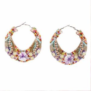 Boucles d'oreilles en perles de qualité supérieure, de couleur rouge et rose, de forme ronde et en forme de cœur, pour femmes, bijoux de fête, au meilleur prix, boucles d'oreilles en perles - Product Image 2