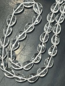 Cuentas de gotas de pera facetadas de cuarzo de cristal Natural, hebra de 16 pulgadas, 6x8-9x13mm, taladro recto, fabricación de joyas a granel, venta al por mayor - Product Image 4