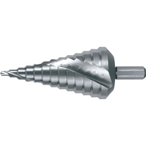 Foret étagé spiralé RUKO HSS-Co5, gamme de perçage 4-39 mm, 2 lames coupantes, 12 étapes - Product Image 1