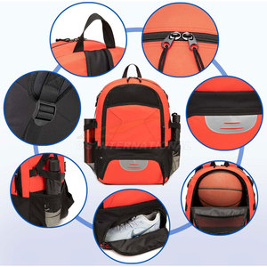 Bolsas de baloncesto personalizadas, fabricante de ropa deportiva, Mochila deportiva multicompartimento de gran capacidad para gimnasio y uso al aire libre - Product Image 6