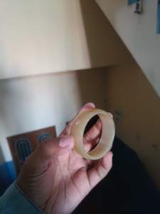 Brazaletes Hechos a Mano con Cuerno de Búfalo Indio para Mujer, Ligeros, Impermeables, Acabado Pulido, Joyería Ética para Uso Diario, Artesanía Natural - Product Image 6