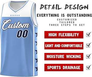 เสื้อบาสเก็ตบอลคุณภาพสูง พิมพ์ลายแบบซับลิเมชั่น คุณภาพเยี่ยม ตัดเย็บอย่างดี สำหรับผู้ชาย สีดำ ชุดบาสเก็ตบอลทีมชาติสหรัฐอเมริกา - Product Image 3