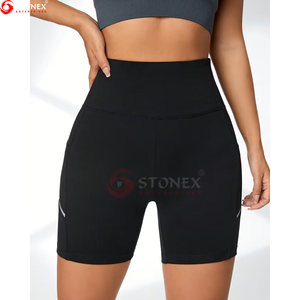 Shorts de yoga pour femmes, nouveau style, taille haute, extensible, confortable, respirant, séchage rapide, vêtements de sport fabriqués au Pakistan, vente en gros - Product Image 1