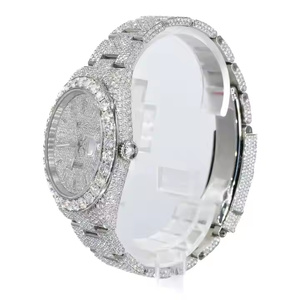 Reloj de Buceo de Lujo para Hombre Celestial Prime Executive, con Cuarzo, Diseño de Moneda, Diamantes Moissanite, Esfera de Cristal de 5mm, Correa de Acero Inoxidable - Product Image 3