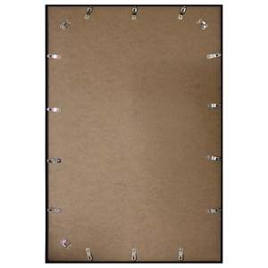 Set of 3 Modern DIN <b>A1</b> Poster <b>Frames</b> 59.4 X 84.1 cm <b>Black</b> Aluminum Metal with Silver Finish for Photos or Paintings - Product Image 1