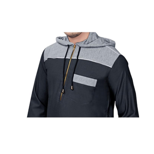 Wholesale Solid Pattern <b>Thobes</b> with Cap Casual Traditional Designed Fabric Clothing for Sale by Exporters Suppliers - Product Image 3