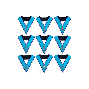 Masonic MEMPHIS misraim ชุดคอพนักงานปักลายคอเสื้อแบบเต็มคอปกเย็บปัก - Product Image 4