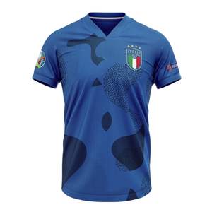 Ensembles de vêtements de football pour hommes à col en V, maillots de football respirants de haute qualité avec service OEM - Product Image 3