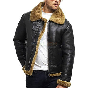 Durable <b>Sheepskin</b> <b>Jacket</b> With Full Coverage And Breathable Warmth <b>Sheepskin</b> <b>Jacket</b> With Luxury Finish - Product Image 5