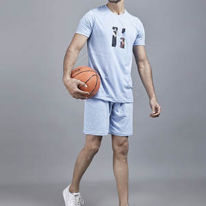 ชุดเสื้อยืดแขนสั้นสำหรับผู้ชายชุด2ชิ้นสำหรับฤดูร้อนชุดสำหรับผู้ชาย - Product Image 4