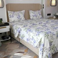 Draps de lit en mélange de coton et de polyester imprimés de qualité supérieure |   Designs et couleurs personnalisables |   Certifié OEKO-TEX |   Fil à coudre 180-500TC