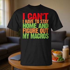 No puedo quedarme en casa y averiguar qué son los macros, camiseta sin mangas - Product Image 3