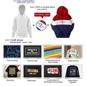 Sweat-shirts à capuche de sport pour hommes de haute qualité, en molleton de coton et polyester, avec logo personnalisé, unis, respirants, pour l'hiver, coupe courte - Product Image 5