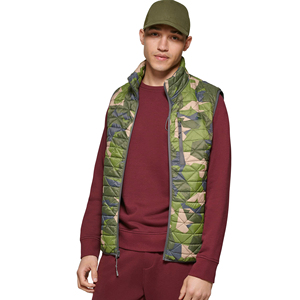 Gilet matelassé personnalisé de haute qualité pour hommes nouveau design solide léger demi-manches respirant vêtements d'extérieur hiver - Product Image 1