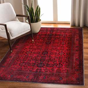 Tapis lavable Netline Home Studio Geometry Crimson Red Heritage - Product Image 4