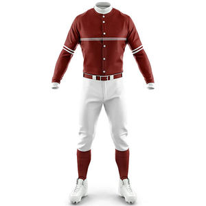 Uniformes de Béisbol y Sóftbol para Adultos 2026, Conjuntos Personalizados de Camisetas y Pantalones Transpirables de Poliéster/Algodón con Impresión por Sublimación - Product Image 5