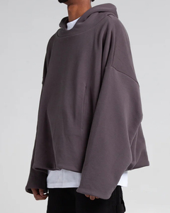 Sweats à capuche pour hommes personnalisés tendance 2026, coupe classique, 100 % coton, vêtements streetwear d'hiver pour les boutiques et les marques, entièrement personnalisés en gros - Product Image 1