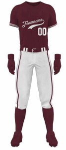 Uniforme de baseball sur mesure de haute qualité mettant en vedette votre nouvelle conception et technique d'impression par sublimation disponible à la vente - Product Image 5