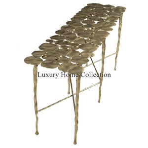 Decoración del hogar Metal de calidad superior forma de rama de árbol lado y mesa de consola Color negro recubierto de polvo suministros de aspecto atractivo - Product Image 6