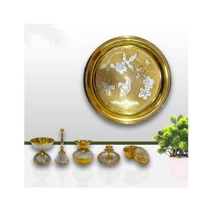 Assiette de service traditionnelle en laiton écologique avec couleur et taille personnalisées pour récipient alimentaire - Product Image 5