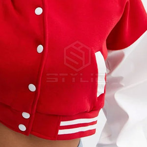 Vestes pour femmes High Street du Pakistan Varsity Jacket avec tenue décontractée Crop Top Women Varsity Jacket - Product Image 6