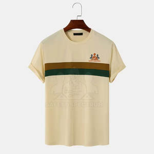 Camisetas Personalizadas con Logotipo para Hombre - 100% Algodón de Punto de Alta Calidad, Tallas Grandes, Hechas a Medida, Venta al por Mayor - Product Image 1