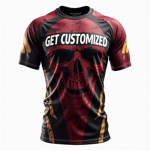 Rashguards personnalisés de haute qualité, vente en gros d'engrenages de MMA sublimés pour les sports de combat, le fitness et l'entraînement personnalisés - Product Image 4