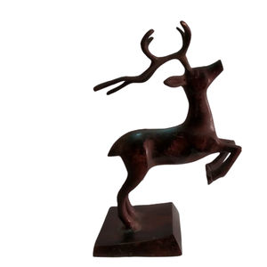 Escultura hecha a mano ornamento moderno ciervo dorado figuritas Animal estatua ciervo escultura Venta caliente hogar Oficina escritorio organizador - Product Image 4