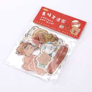 Pegatinas decorativas bonitas para diario, pegatinas decorativas para niños, palo para álbum de recortes, diario, papelería, álbum, pegatinas de animales - Product Image 1