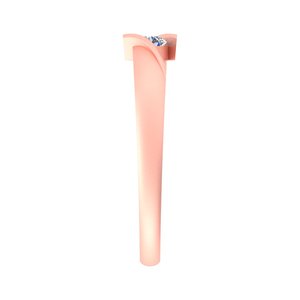 Anillo fino chapado en oro de 14K/18K de lujo personalizable para mujer VS Clarity Round Lab Diamond Compromiso Aniversario Regalo Anillo de bodas - Product Image 6