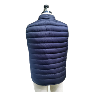 2026 Men Puffer <b>Vest</b> Sleeveless Winter Warm Lightweight Canvas Waterproof Quilted Jacket Casual Streetwear Custom Logo OEM - Product Image 4