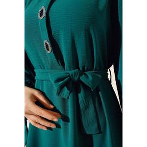 Robe sans manches émeraude - Product Image 3