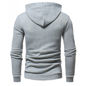 เสื้อฮู้ดและสเวตเตอร์แบบสวมหัวมีฮู้ดผ้าฝ้ายสำหรับผู้ชายขนาดใหญ่พิเศษปักโลโก้ได้ตามต้องการดีไซน์ใหม่ - Product Image 3