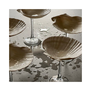 Copa de vino Seashell para cena romántica boda y fiesta - Product Image 1