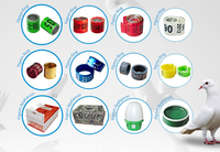 Anneaux RFID pour pieds de poulet, anneau de jambe de volaille